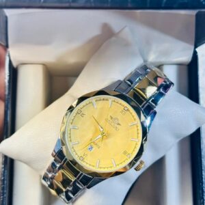 Soloni 1016 M For Men - Silver Gold with Premium Box | Rovelle