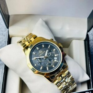 Soloni 3008 For Men - Gold Black With Premium Box | Rovelle
