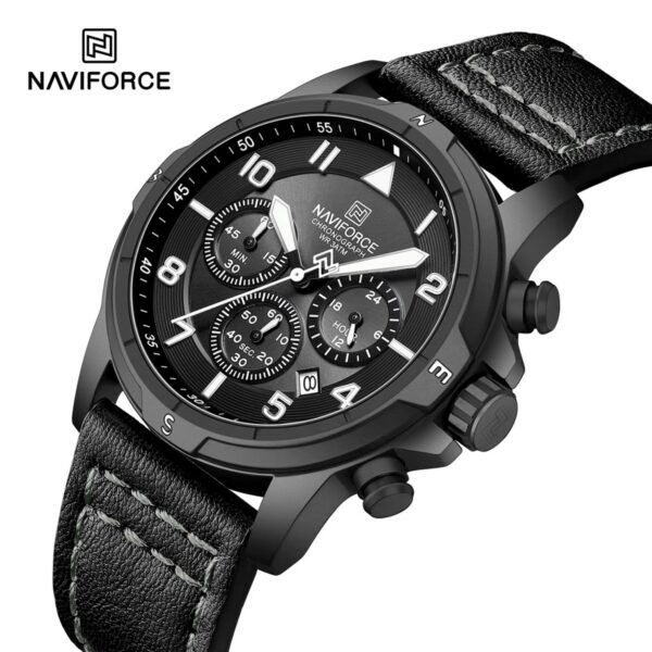Naviforce 8077 L - Black White | Rovelle