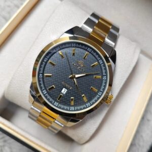 Soloni 1009 For Men - Silver Gold Black With Premium Box | Rovelle