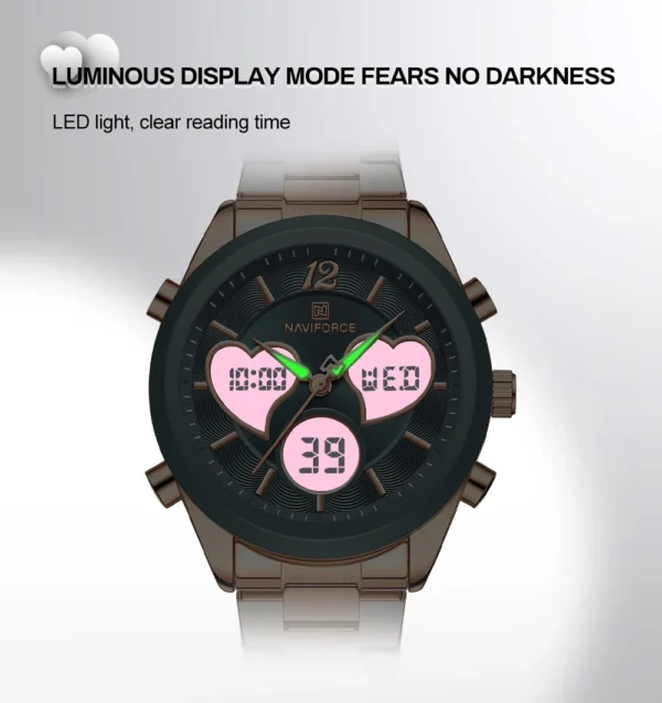 Naviforce 5045 For Women - Rose Lite Gray | Rovelle