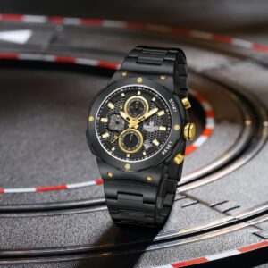 Naviforce 8072 For Men - Black Gold | Rovelle