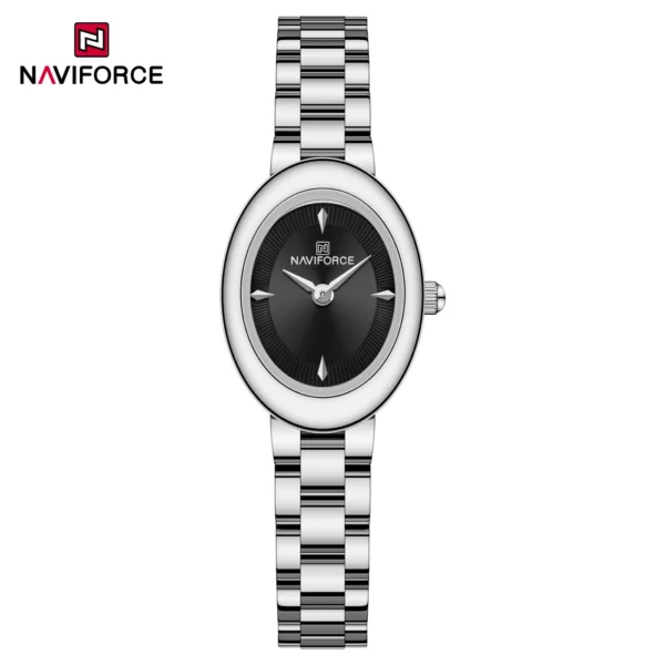 NAVIFORCE 5081 Ch Women Watch - Silver Black NAVIFORCE 5081 Ch Women Watch - Silver Black | Rovelle