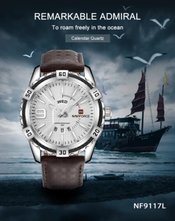Naviforce 9117 L - Silver | Rovelle