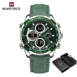 Naviforce 9197 L - Silver Green | Rovelle