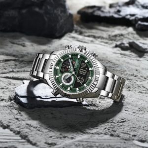 Naviforce 9262 CH - Silver Green | Rovelle
