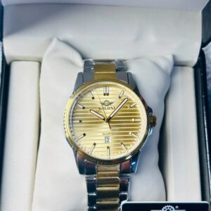 Soloni 1020 For Men - Silver Gold With Premium Box | Rovelle
