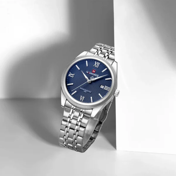 Naviforce - 9282 Silver Blue For Men | Rovelle