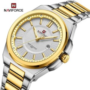 Naviforce 9212 CH - Silver Gold | Rovelle