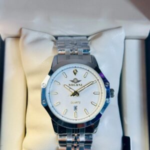 Soloni 1007 For Men - Silver White With Premium Box | Rovelle