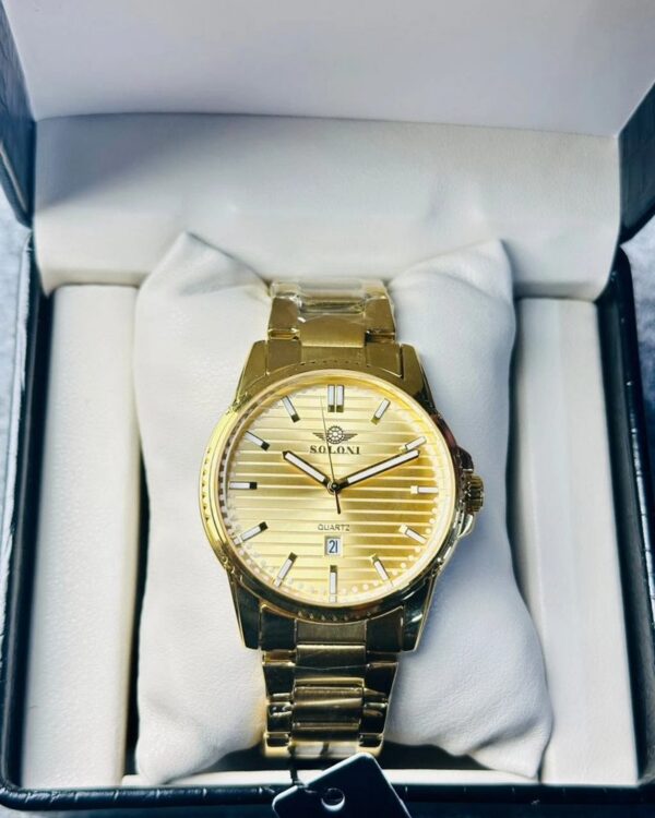 Soloni 1020 For Men - Gold With Premium Box | Rovelle