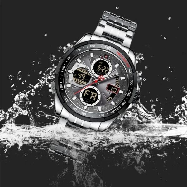 Naviforce 9197 CH - Silver Black | Rovelle