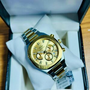 Soloni 3013 For Men - Silver Gold With Premium Box | Rovelle