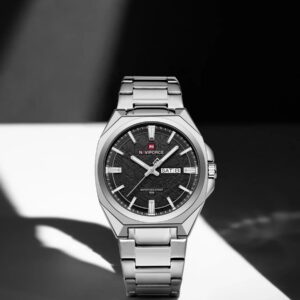 Naviforce 9273 Men's Watch - Silver Black | Rovelle