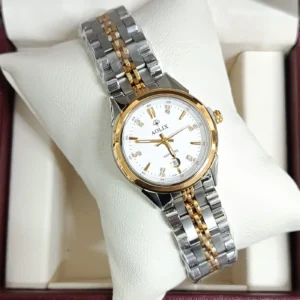 Aolix 9165 CH For Women Watch - Silver Gold White | Rovelle