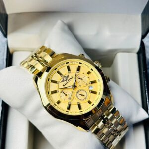 Soloni 3005 For Men - Gold With Premium Box | Rovelle