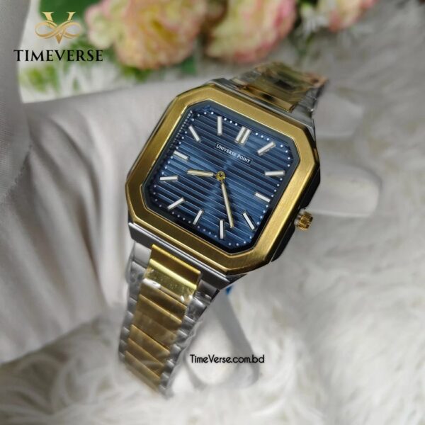 Universe Point 7751 Men's Watch - Silver Gold Blue Universe Point 7751 Men's Watch - Silver Gold Blue | Rovelle