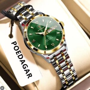 Poedagar 503 For Women - Silver Gold Green | Rovelle