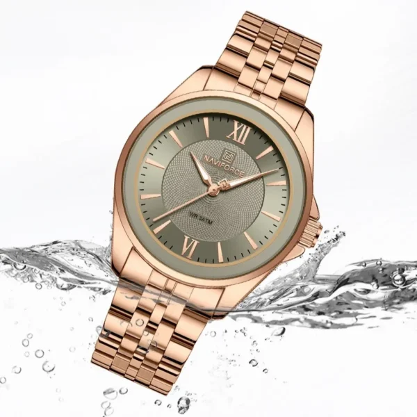 Naviforce 5067 For Women - Rose Gray | Rovelle