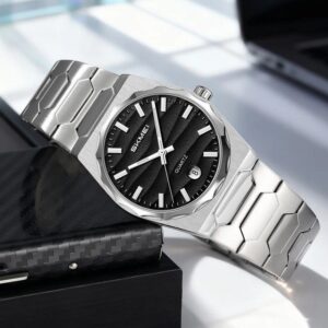Skmei 9382 CH For Men - Silver Black | Rovelle