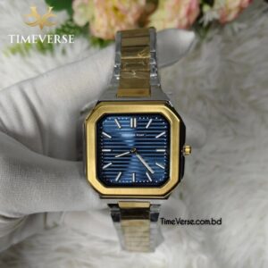 Universe Point 7751 Men's Watch - Silver Gold Blue | Rovelle