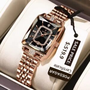 Poedagar 785 Ladies Watch - Black | Rovelle