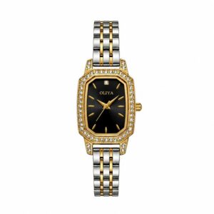 Oliya 2002 Ladies Watch - Silver Gold Black | Rovelle