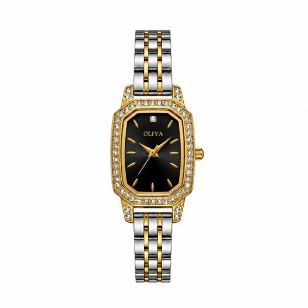 Oliya 2002 Ladies Watch - Silver Gold Black Oliya 2002 Ladies Watch - Silver Gold Black | Rovelle
