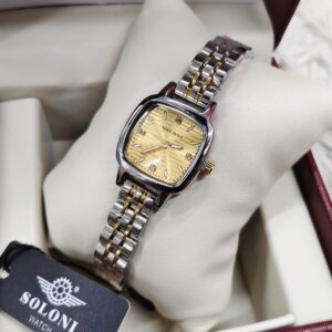 Soloni 1041 For Women - Silver Gold With Premium Box | Rovelle