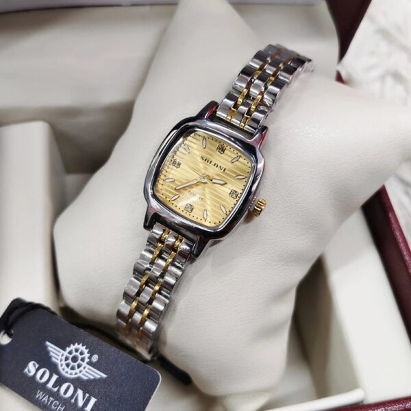 Soloni 1041 For Women - Silver Gold With Premium Box | Rovelle