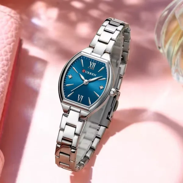 Curren 9112 Ladies Watch - Silver Blue Curren 9112 Ladies Watch - Silver Blue | Rovelle