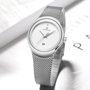 Naviforce 5004 For Women - Silver | Rovelle