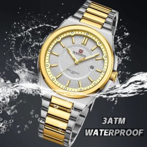 Naviforce 9212 CH - Silver Gold | Rovelle
