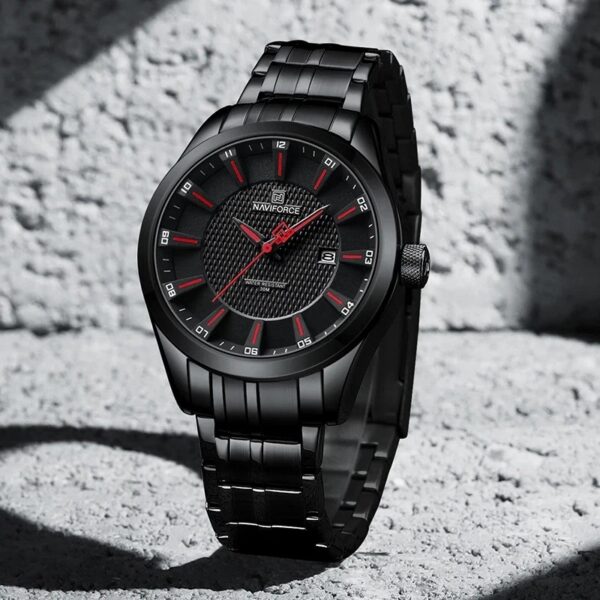 Naviforce 8032 CH - Black Red For Men Naviforce 8032 CH - Black Red For Men | Rovelle