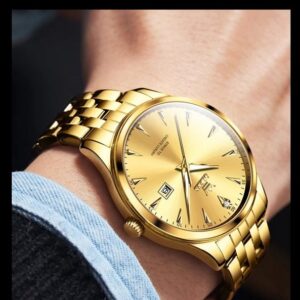 Olevs 5598 CH - Gold Blue For Men | Rovelle