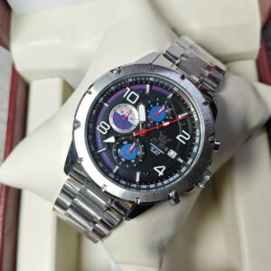 Olevs 3708 CH For Men - Silver Black Blue | Rovelle
