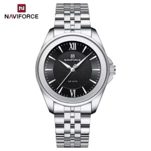 Naviforce 5067 For Women - Silver Black | Rovelle