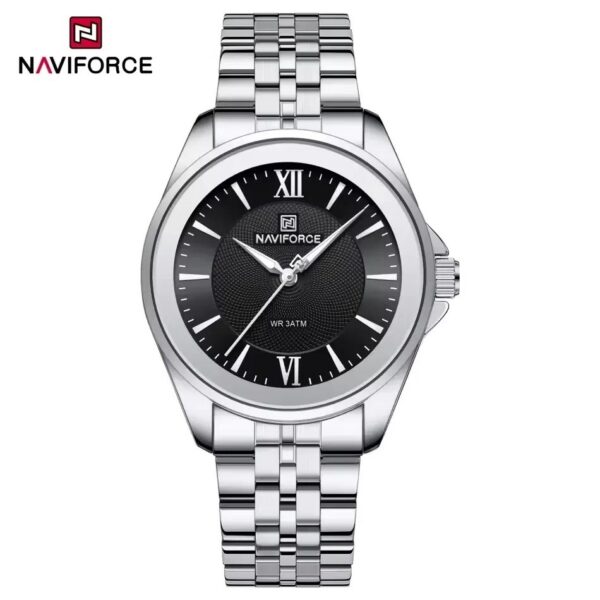 Naviforce 5067 For Women - Silver Black | Rovelle