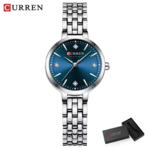 Curren 9106 Ladies Watch - Silver Blue | Rovelle