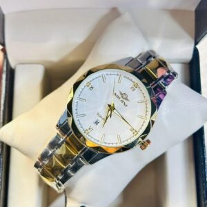 Soloni 1016 M For Men - Silver Gold White with Premium Box | Rovelle