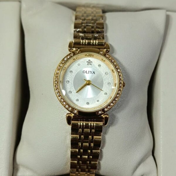 Oliya 701 Ladies Watch - Gold White Oliya 701 Ladies Watch - Gold White | Rovelle