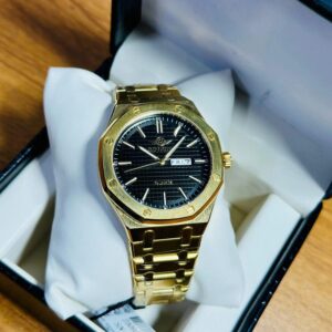 Soloni 1012M For Men - Gold Black with Premium Box | Rovelle