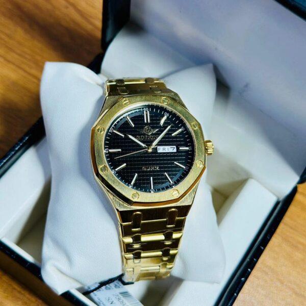 Soloni 1012M For Men - Gold Black with Premium Box | Rovelle
