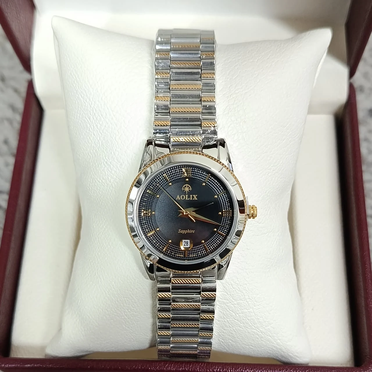 Aolix 9162 CH For Women Watch - Silver Gold Black