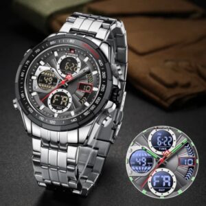 Naviforce 9197 CH - Silver Black | Rovelle