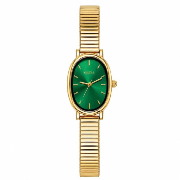 Oliya 2015 Ladies Watch - Gold Green Oliya 2015 Ladies Watch - Gold Green | Rovelle