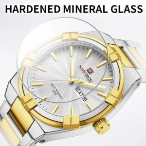 Naviforce 9218 CH - Silver Gold | Rovelle