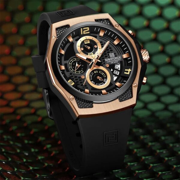 Naviforce 8051T For Man - Black Rose | Rovelle