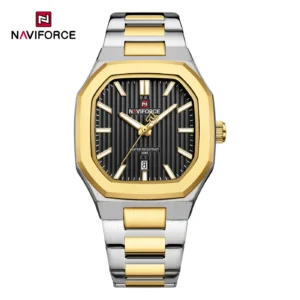 NAVIFORCE 9271 CH Men Watch - Silver Gold Black | Rovelle