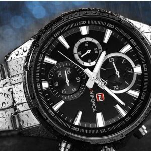 Naviforce 9089 CH - Silver Black | Rovelle